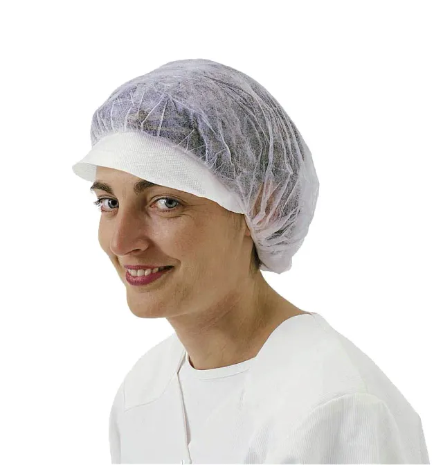 Blue by Bunzl Charlotte Visière 50 cm Blanche x100 Sans Latex