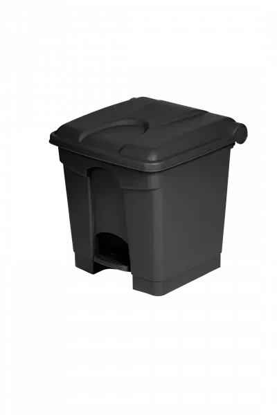 JVD Hygiène Container poubelle noire plastique recyclé