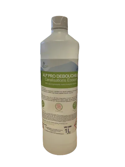 Alpes Detergents Alp' Pro Déboucheur canalisation 1 L Ecocert