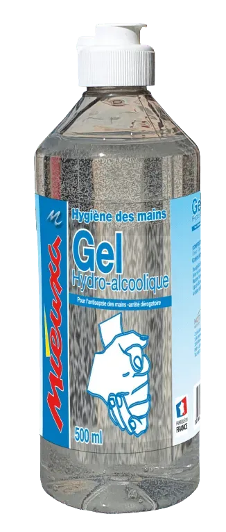 ALPES DETERGENTS Gel Hydroalcoolique NEC 500 ml Flacon Pompe