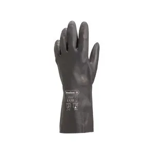 ALPES DETERGENTS Gant Néoprène Noir Flocké Coton