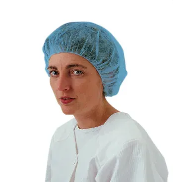 Blue by Bunzl charlotte ronde 53 cm bleue x100 sans latex
