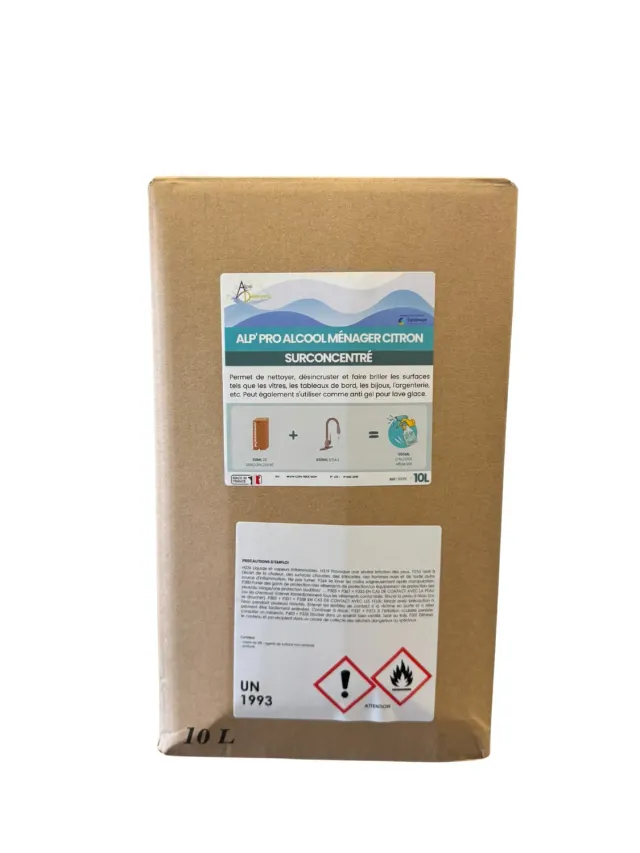 ALPES DETERGENTS ALP' PRO Alcool ménager citron 10 L
