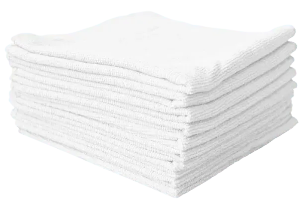 ALPES DETERGENTS lavette microfibre Blanche Extra absorbante
