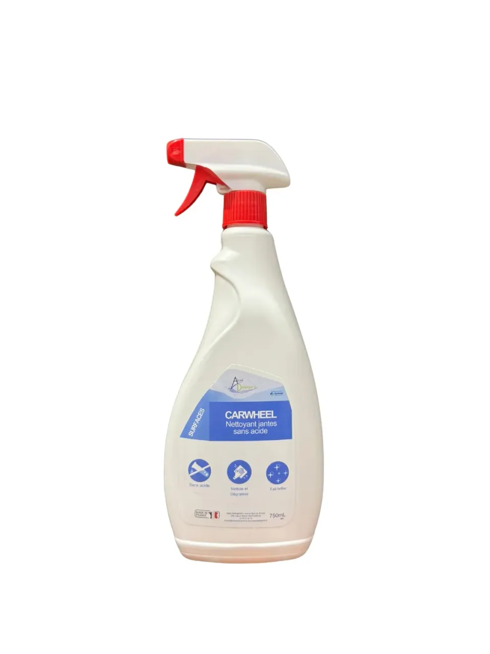 ALP' PRO CARWHELL nettoyant jantes 750 ml dégraissant