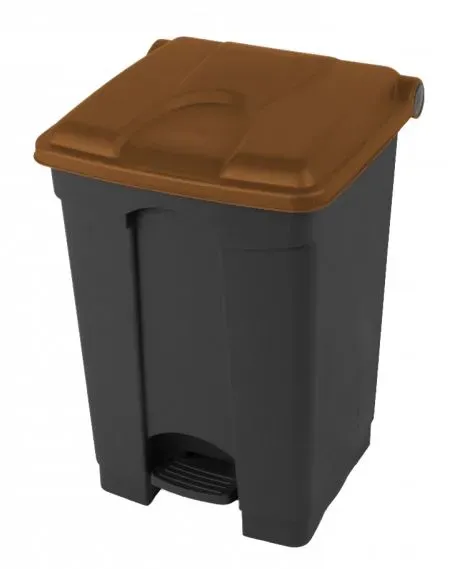 ALPES DETERGENTS collecteur à pédale 45 L anthracite recyclé