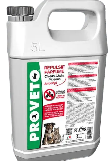 KING PROVETO répulsif chien chat 5 L longue durée