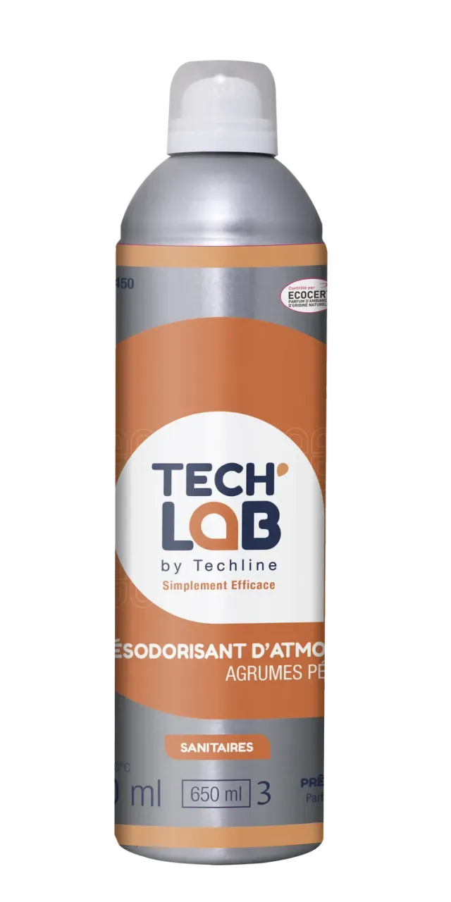 Tech'Lab désodorisant agrumes pétillants 650 ml Ecocert