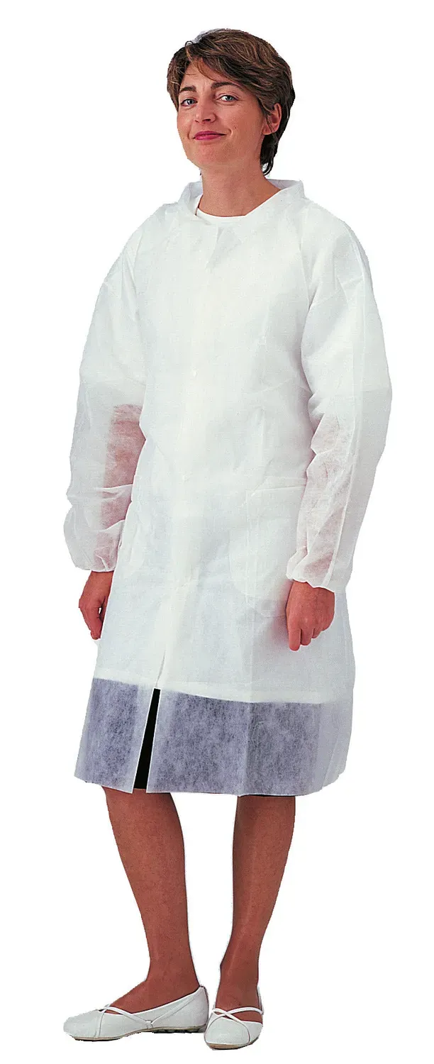 Blue by Bunzl blouse polypropylène velcro blanc XL 30g x50