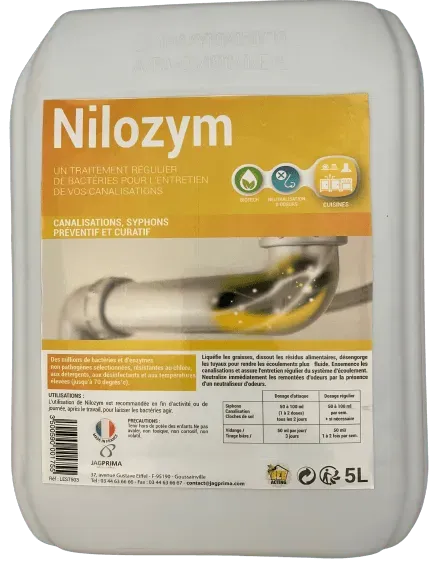 Alpes Détergents Nilozym nettoyant canalisations enzymes