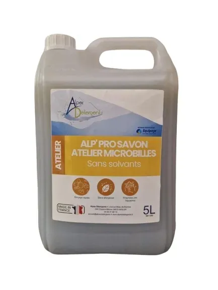 ALP'PRO Savon Atelier Micro-billes crème lavante 5 L ponce
