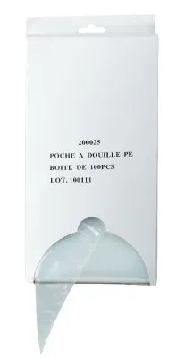 Blue by Bunzl poche pâtissière polyéthylène transparente 26 x 52 cm 70 µm x100