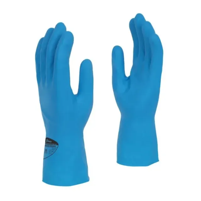 VITAL 124 gant latex ménage flocage coton