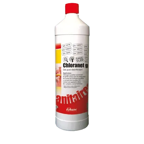 Alpes Detergents Chloranet Equipage Javel Gel 1 L