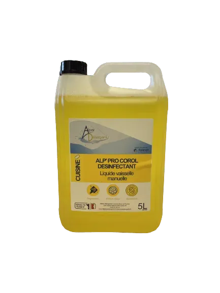ALP' PRO Corol liquide vaisselle désinfectant 5 L