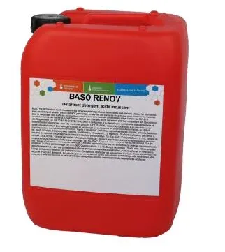 BASO RENOV Détartrant Acide Moussant 20 L