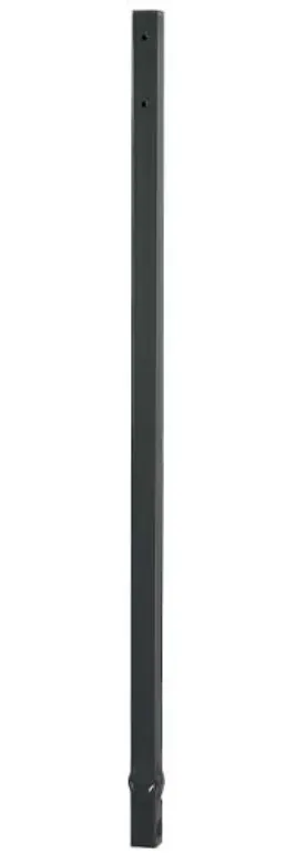 JVD poteau à sceller porte-sacs acier noir 1270 mm