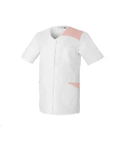 ALPES DETERGENTS Blouse Flavie Blanche Nude MC