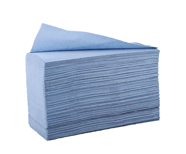 Blue by Bunzl Techline essuie-mains Z bleus 2 plis x25 Ecolabel