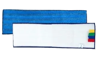 Bandeau microfibre bleu 50 cm velcro lavage