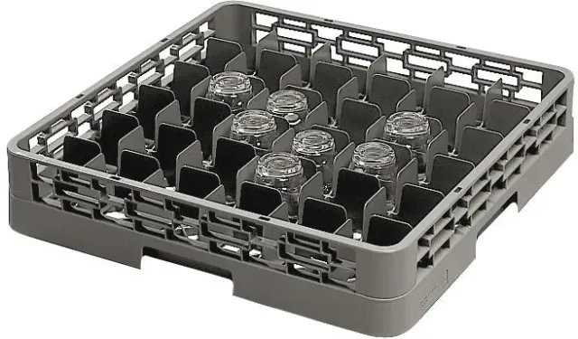 Blue by Bunzl panier verres inclines 36 compartiments polypropylene