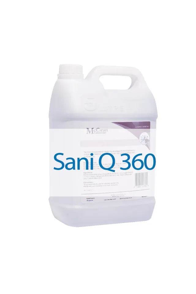 Duprex McClean SaniQ360 germicide antiseptique 5 L