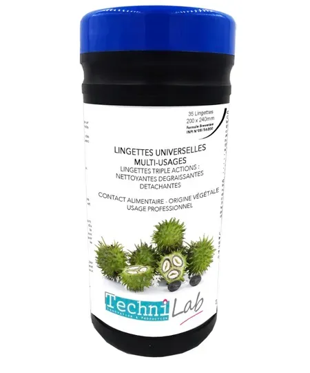 Alpes Detergents Lingettes Dégraissantes Détachantes Boîte 80 u