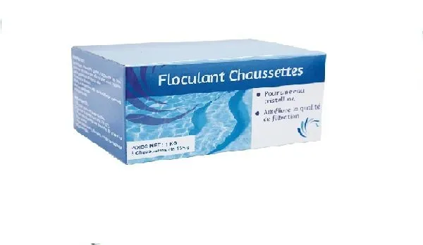 Alpes Detergents Floculant piscine cartouche skimmer chaussette