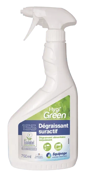 Alpes Detergents Hygi'Green 155 dégraissant suractif Ecolabel