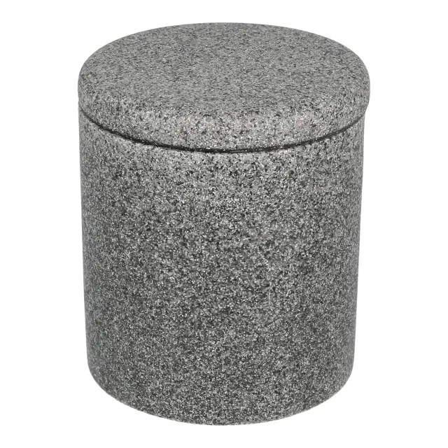 JVD Adesign Cavern boîte ronde aspect granit