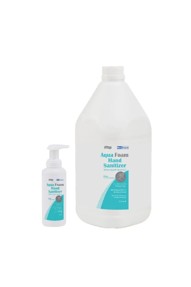 MaxShield Aqua Foam mousse désinfectante mains