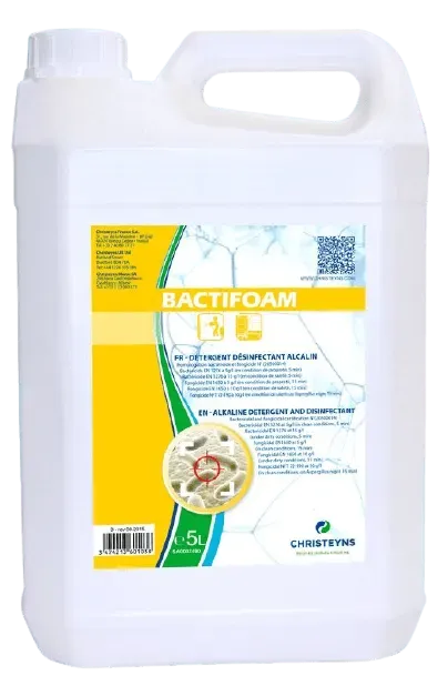 Alpes Detergents Bactifoam dégraissant désinfectant moussant