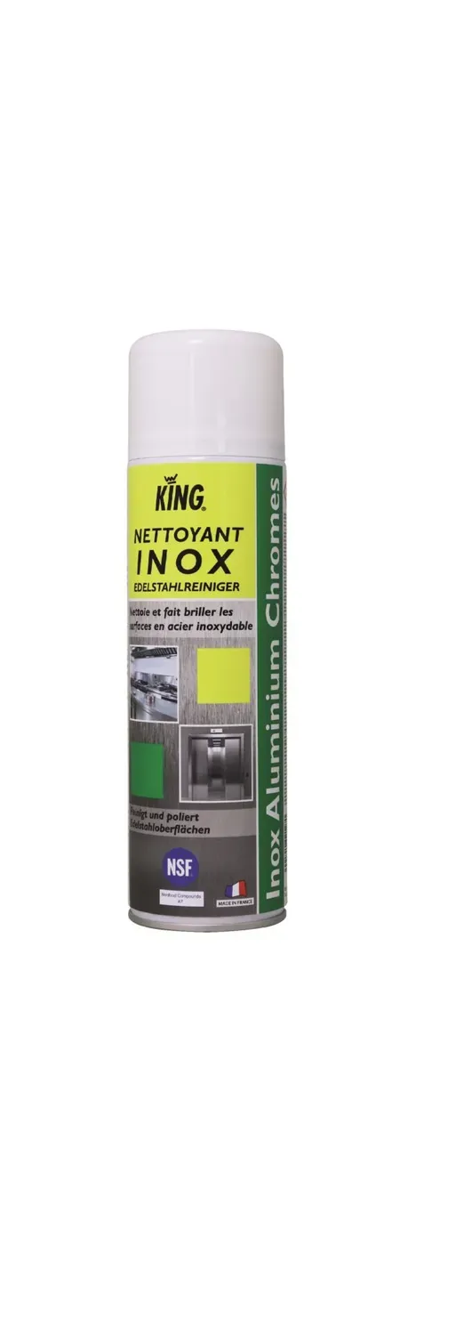 ALPES DETERGENTS KING Nettoyant Inox aérosol 500 ml