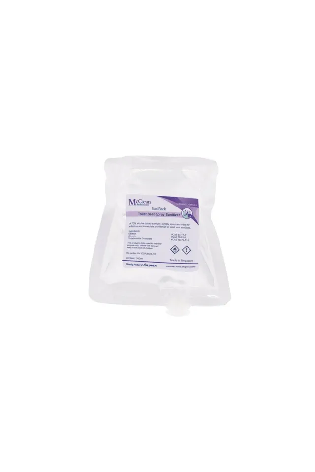 McClean SaniPack spray désinfectant lunette WC