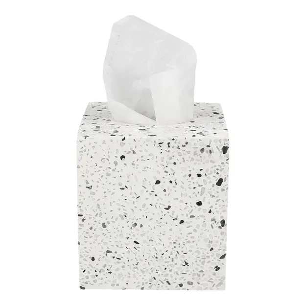 JVD Adesign Terrazzo boîte à mouchoirs carrée magnétique