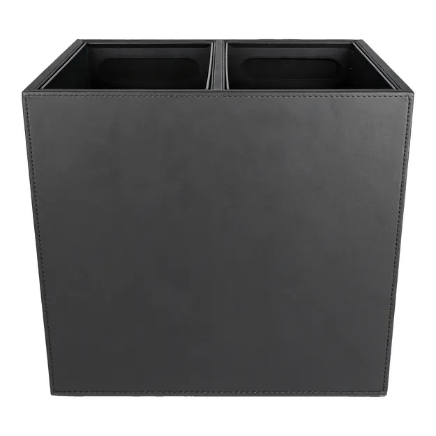 JVD ADesign Charme corbeille de tri 14 L noire