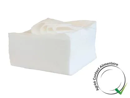Alpes Detergents Bioderm lavette non tissée blanche 50 u