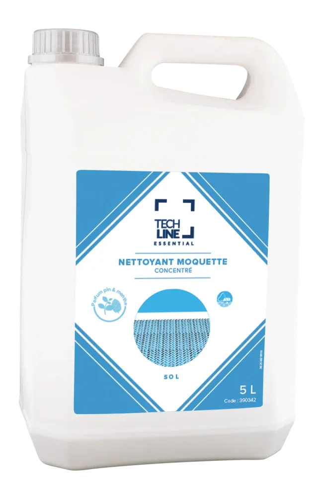 Blue by Bunzl Techline nettoyant moquettes injection 5 L