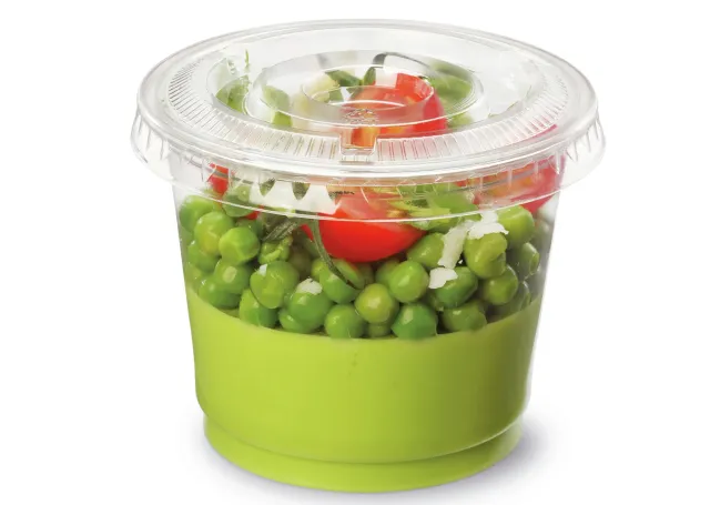 Alpes Detergents couvercle pot dessert transparent
