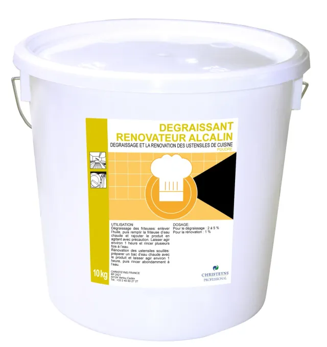 Alpes Detergents Dégraissant Rénovateur alcalin seau 10 kg
