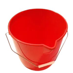 ALPES DETERGENTS seau ménage gradué rouge 12 L bec verseur